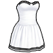 Белое платье «Жинье»